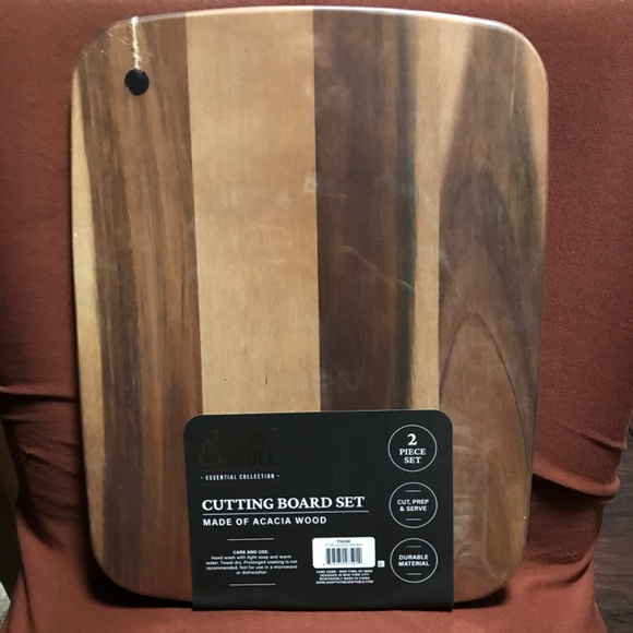 Thyme & Table Essential Collection Cutting Board Set 2 Piece New - Picture 6 of 8